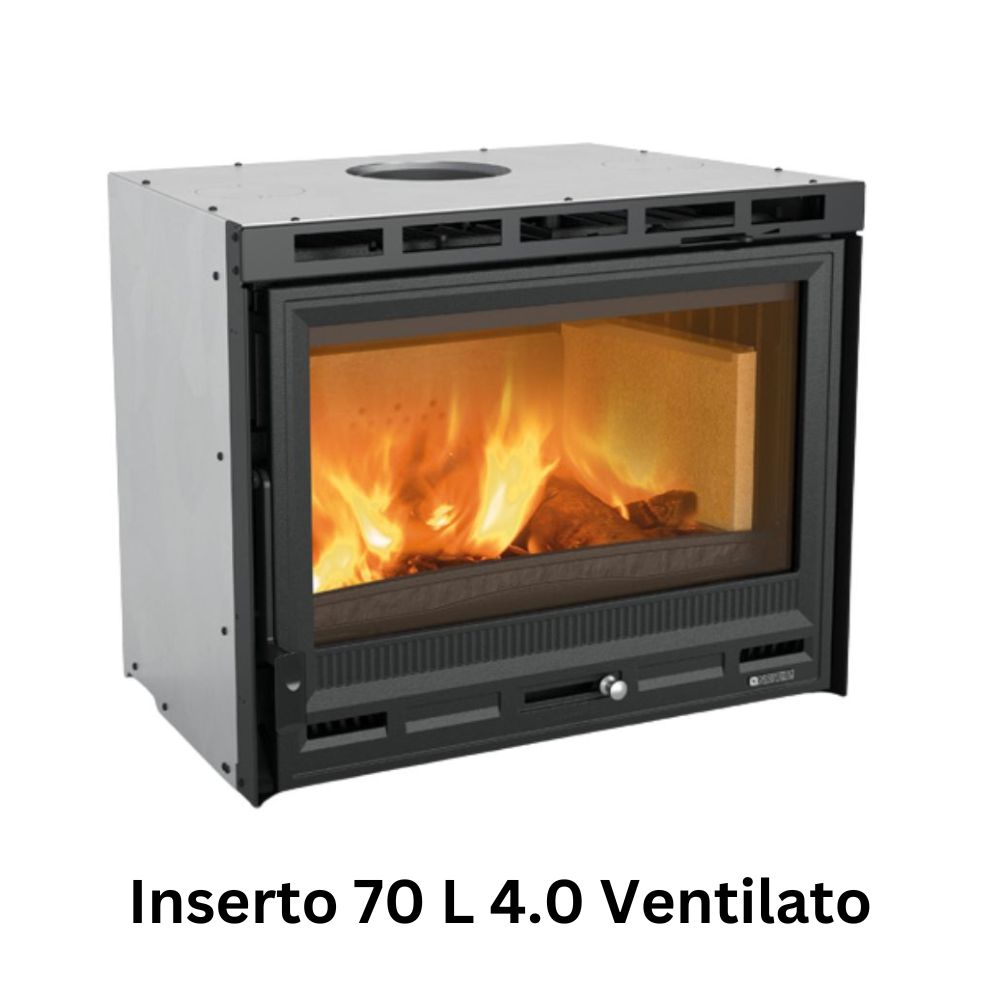 Italian Built-In Wood Fireplace